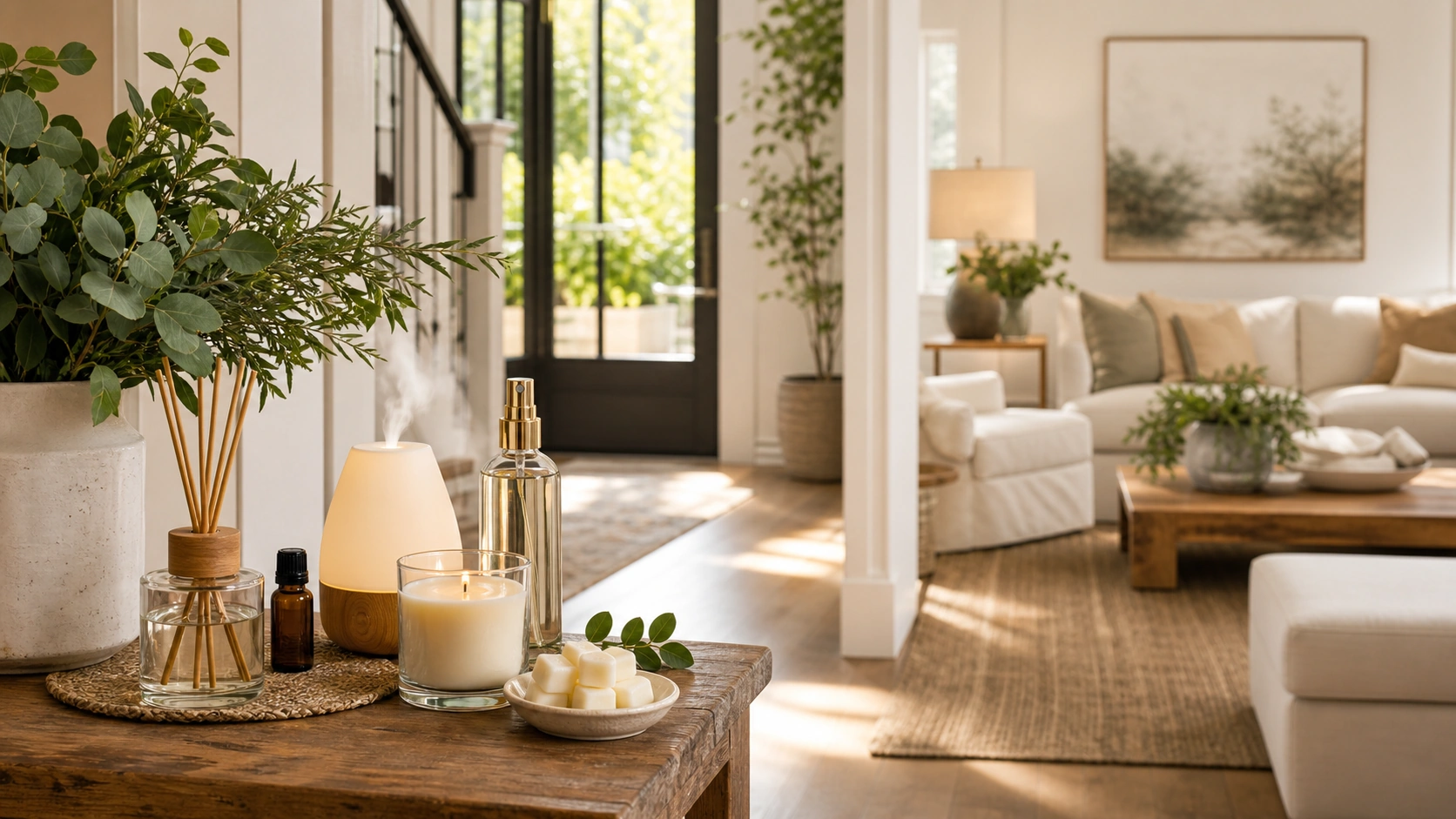 Best Natural Living Room & Entryway Scents - Health & Wellness guide featured image by Elyvora US Team