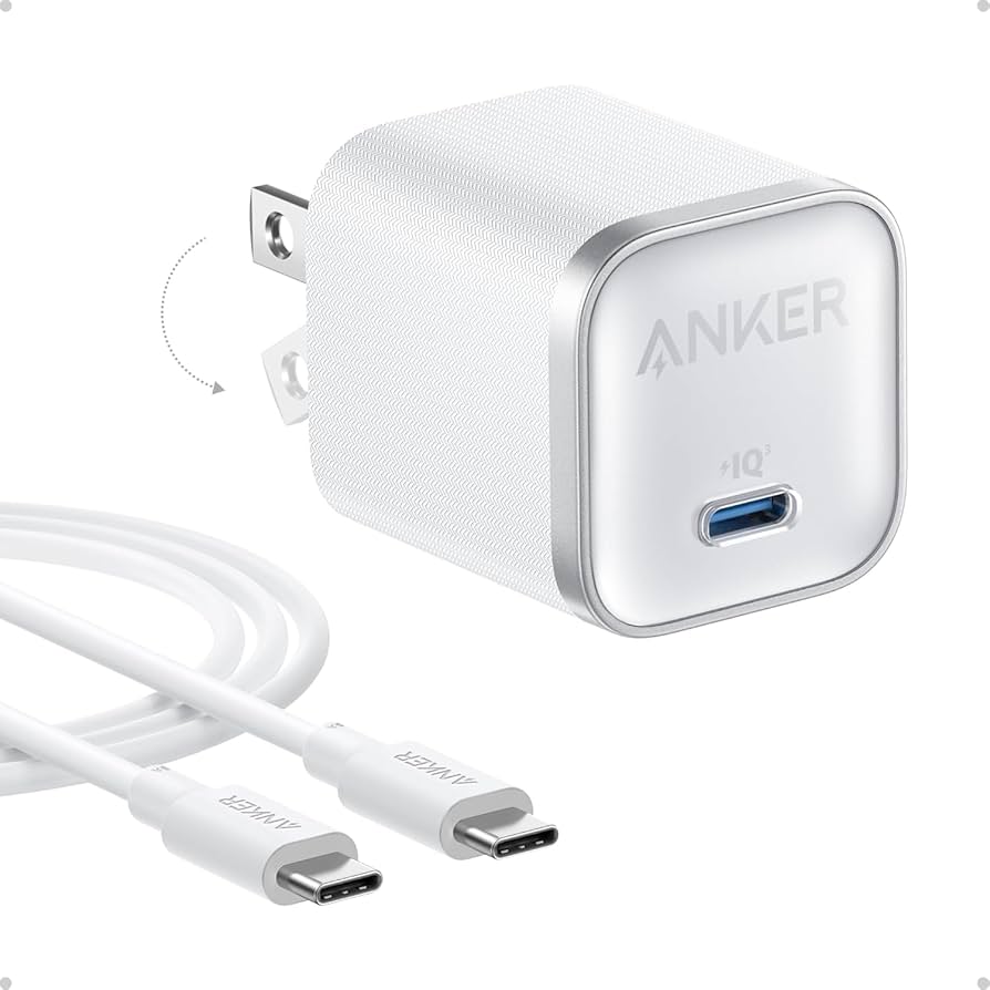 Anker Nano 45W USB-C Charger | Smart Display Wall Charger with Real-Time Monitoring - Productivity & Work Setup product image, rated 4.6 stars by 185 customers