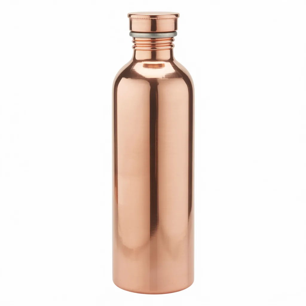 CUPMER Pure Copper Water Bottle - Handcrafted 1000ml Ayurvedic Health Vessel - Health & Wellness product