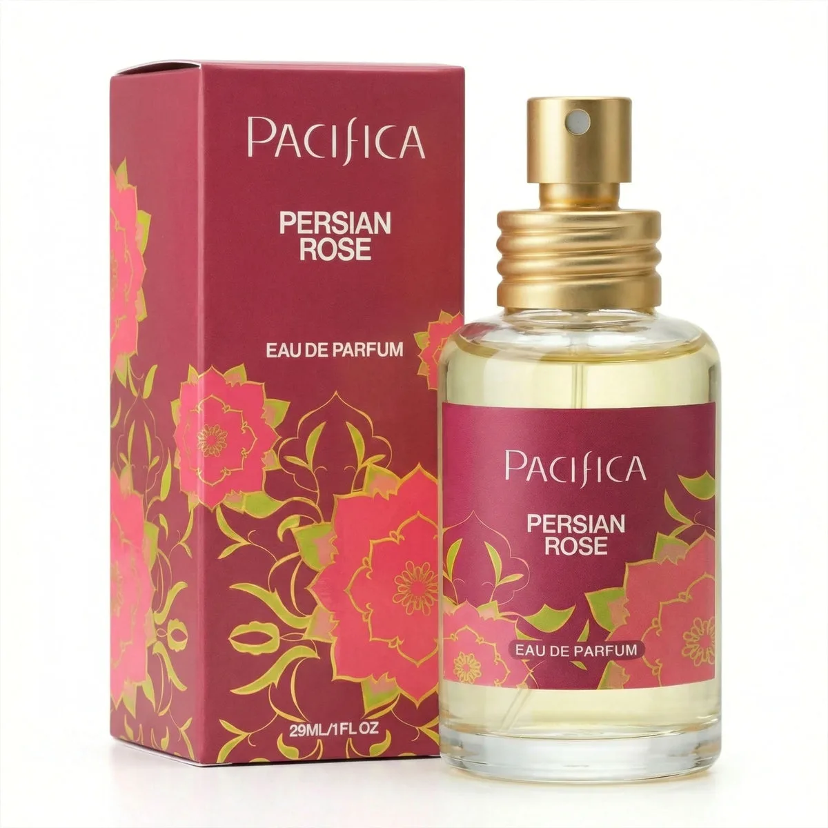 Pacifica Persian Rose EDP - Natural Bulgarian Rose Violet Myrrh Spray Perfume for Women 1oz - Health & Wellness product