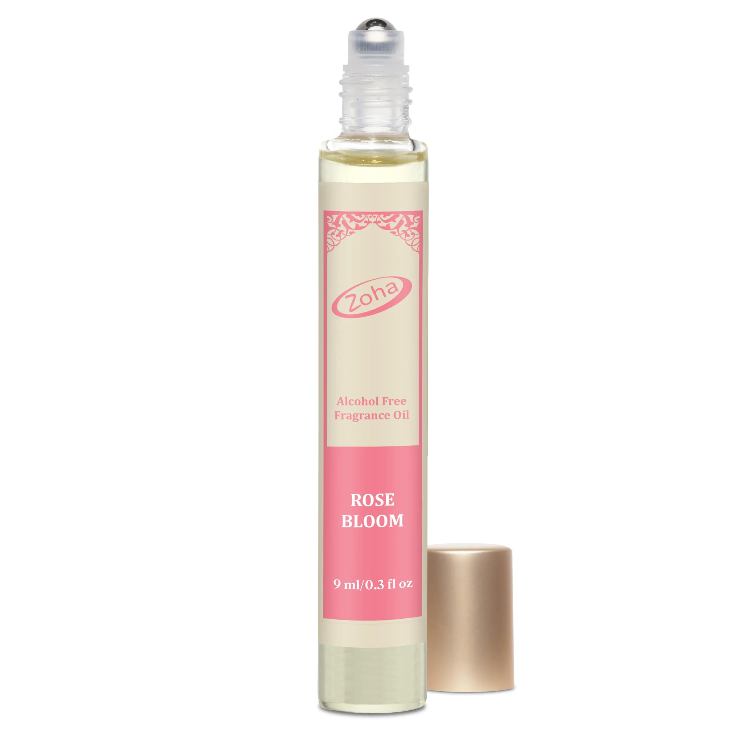 Zoha Rose Bloom Perfume Oil - Alcohol-Free Natural Rose Floral Roll-On Fragrance for Women 9ml - recommended product