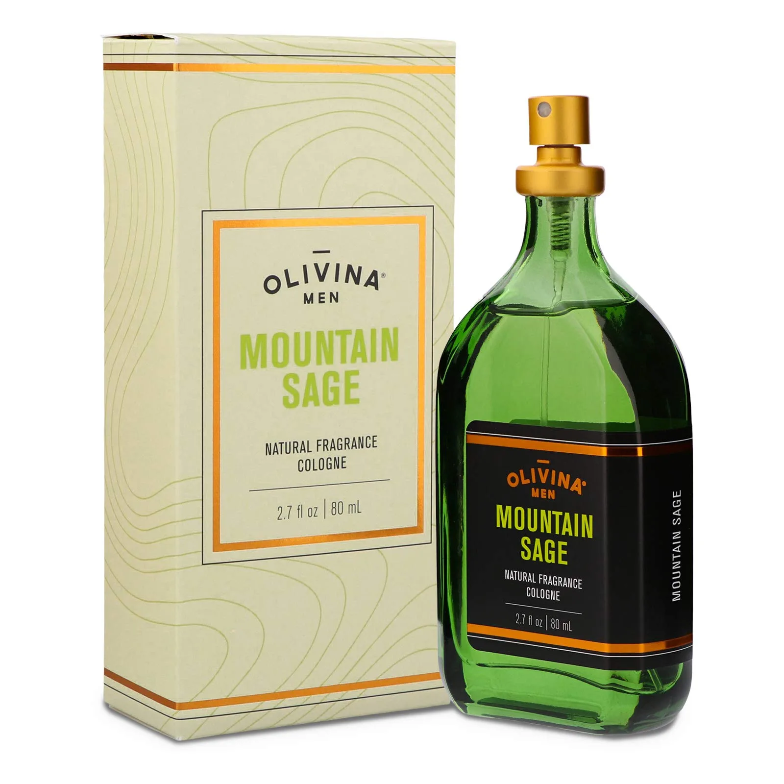 Barrel & Oak Mountain Sage Cologne - Natural Essential Oil Cedar Patchouli Sage Fragrance 2.7oz - recommended product
