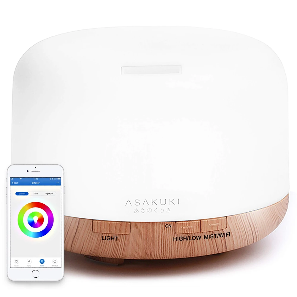 ASAKUKI Smart WiFi Essential Oil Diffuser - Health & Wellness product reviewed by Elyvora US