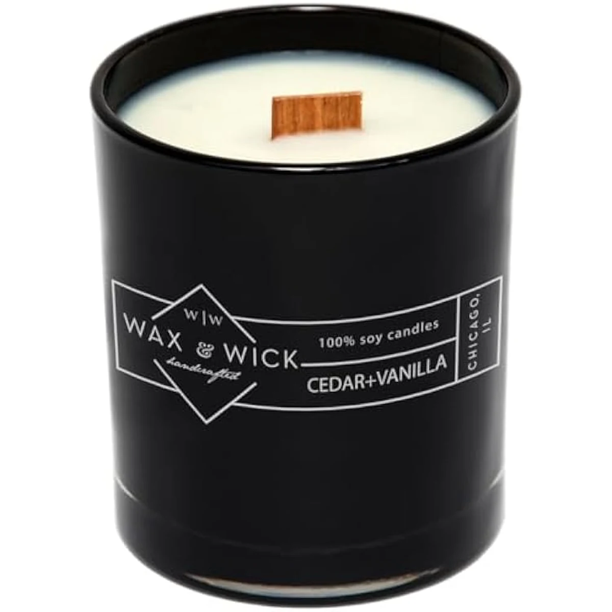 Wax and Wick Cedar Vanilla Natural Soy Candle - Health & Wellness product reviewed by Elyvora US