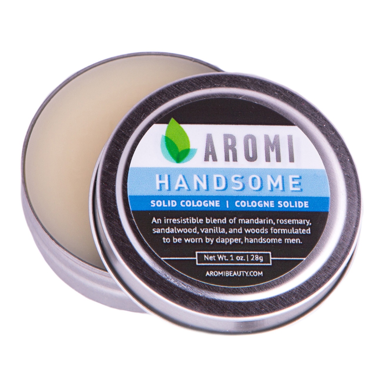 Aromi Handsome Solid Cologne - Vanilla Sandalwood Warm Spice Natural Vegan Fragrance - Health & Wellness product reviewed by Elyvora US