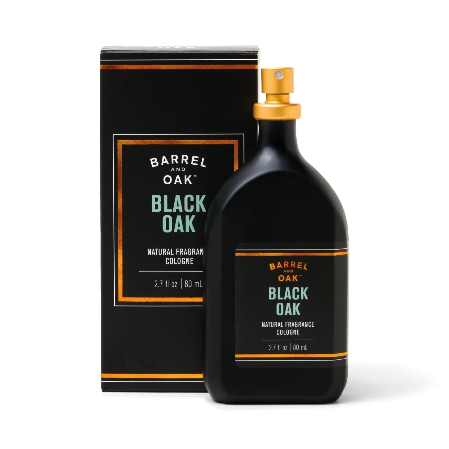 Barrel & Oak Black Oak Cologne - Natural Essential Oil Leather Clove Smoky Vanilla 2.7oz - recommended product