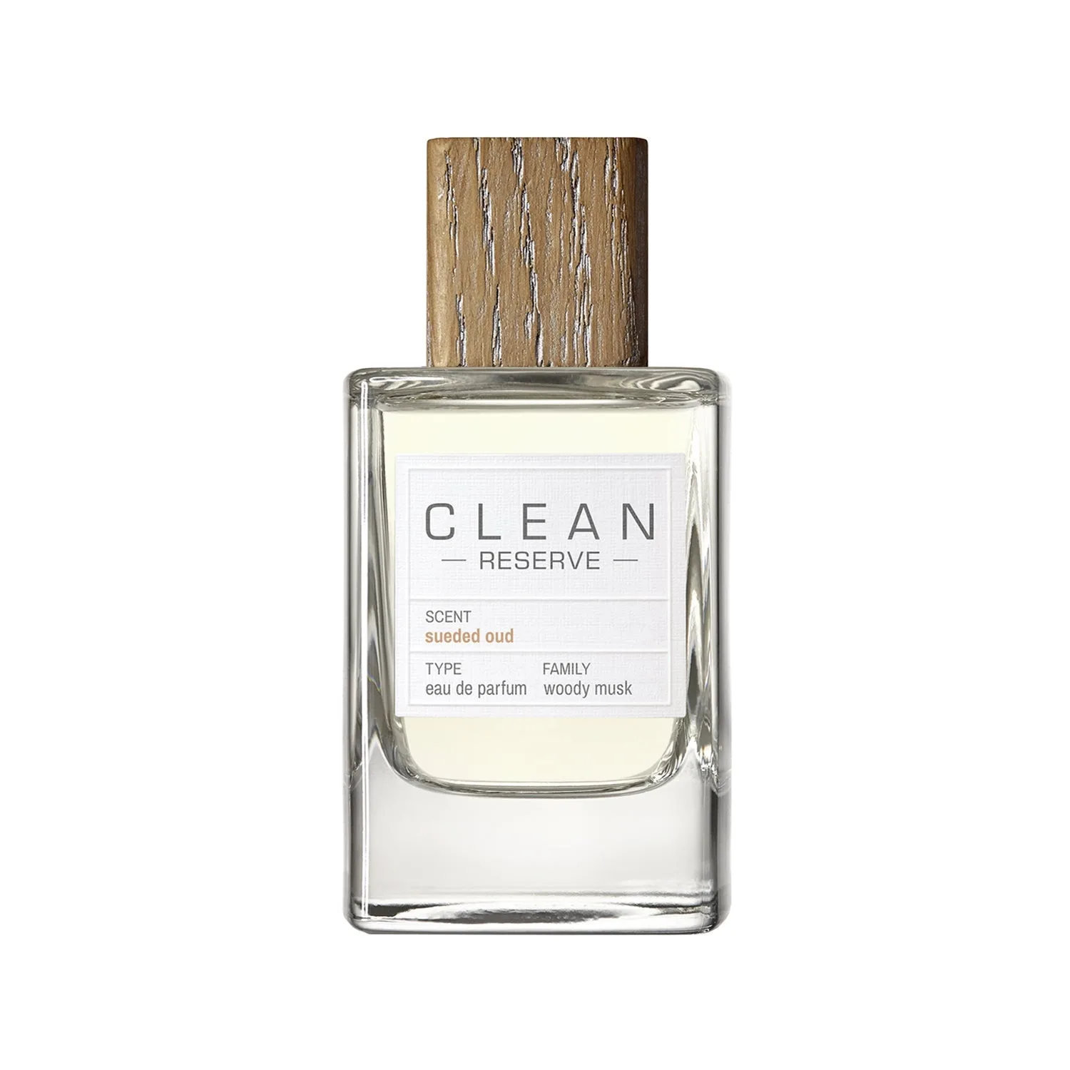 Clean Reserve Sueded Oud Eau de Parfum - Smoky Warm Oud Incense Suede Fragrance 100ml - Health & Wellness product