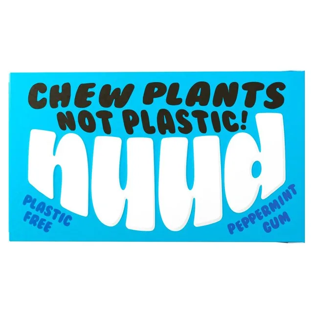 Nuud Gum Natural Xylitol Peppermint (108 Pieces) - Plastic-Free Chicle Gum, Biodegradable, Oral Health Foundation Approved - recommended product