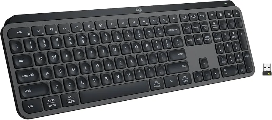 Logitech MX Keys S Wireless Keyboard – Low-Profile, Backlit, Programmable Keys, Multi-Device - recommended product