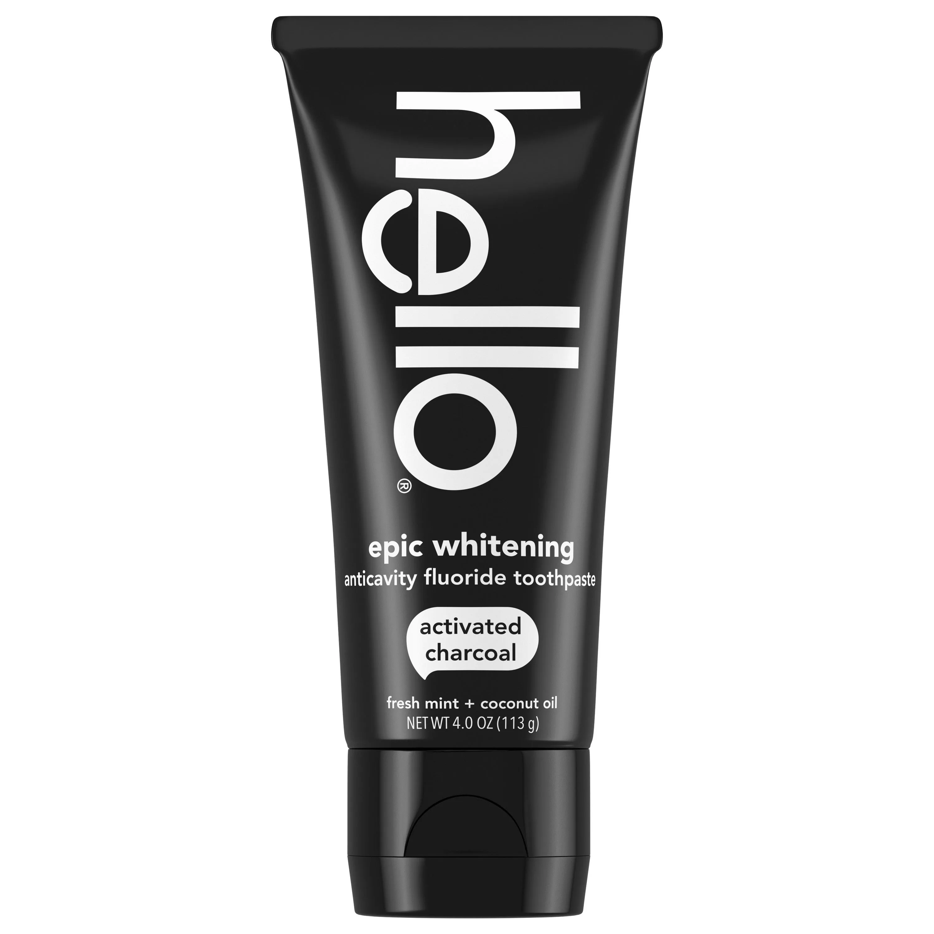 Hello Epic Whitening Activated Charcoal Fluoride-Free Toothpaste - SLS-Free Natural Formula - recommended product