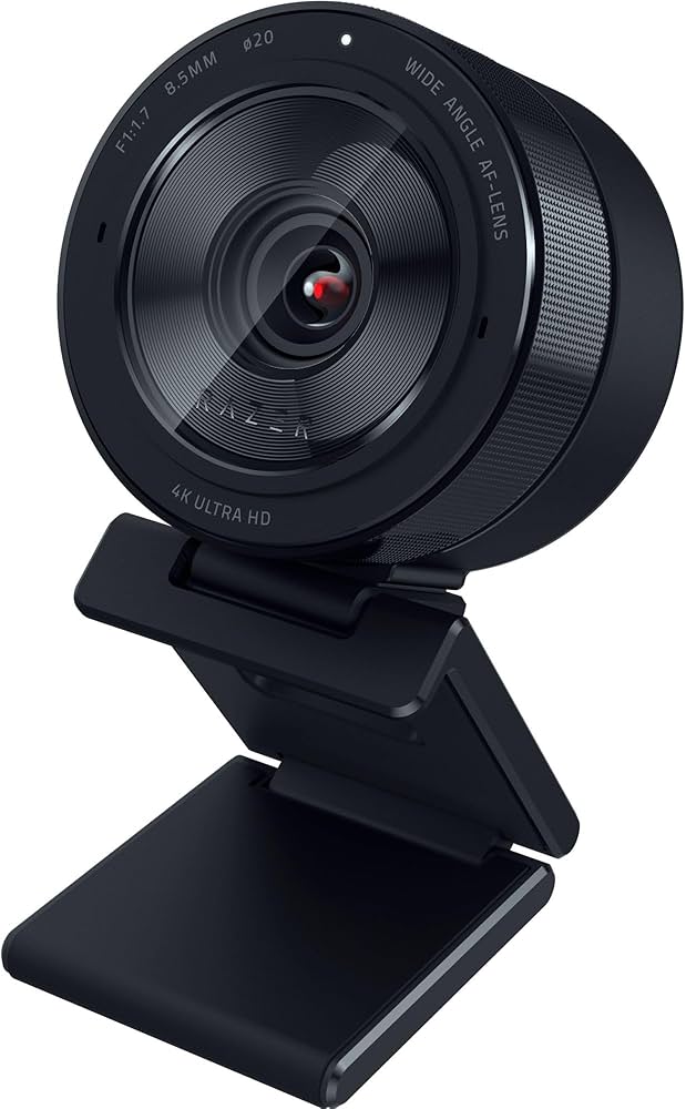 Razer Kiyo Pro Ultra 4K Webcam – Large Sensor, Auto Light Correction, Built-in Mic and Shutter