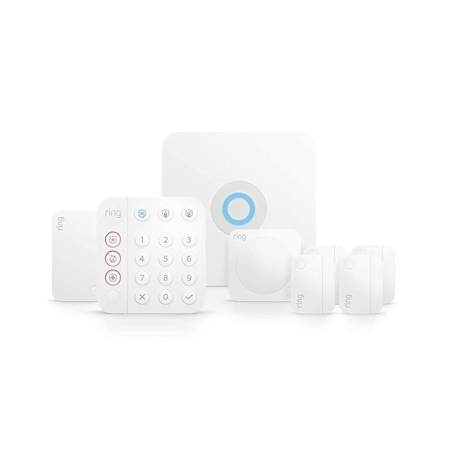 Ring Alarm 8-Piece Kit (2nd Gen) – Home Security System with optional 24/7 professional monitoring