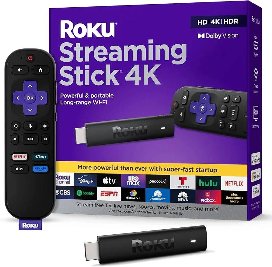 Roku Streaming Stick 4K | Streaming Device with Voice Remote - recommended product