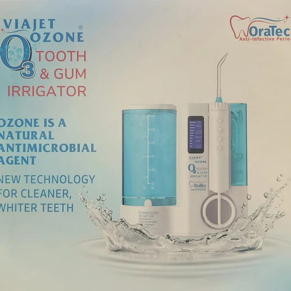 Viajet Ozone Oral Irrigator by OraTec - Professional Countertop Water Flosser with Ozone Technology, 1000ml Reservoir, 7 Specialty Tips - similar product